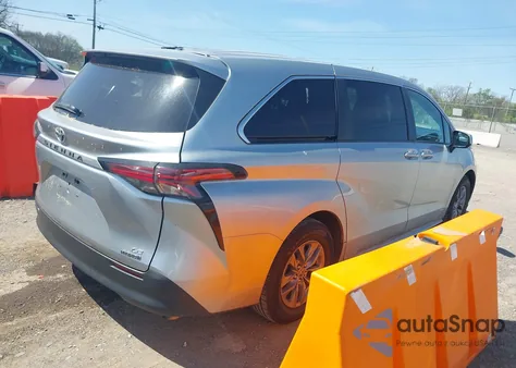2021 Toyota Sienna Le из США, поврежденный, VIN 5TDKRKEC0MS028137